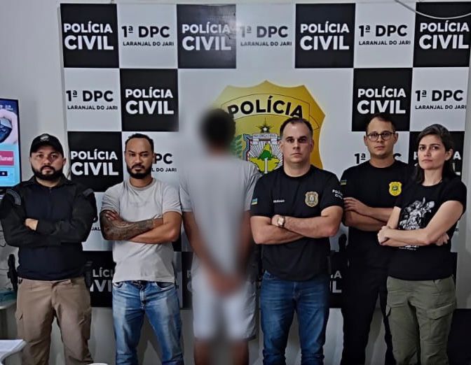 EM LARANJAL DO JARI, POLÍCIA CVIL PRENDE HOMEM CONDENADO JUDICIALMENTE POR TENTATIVA DE HOMICÍDIO QUALIFICADO